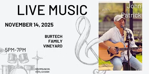 FRIDAY NIGHT LIVE MUSIC AT BFV: John Patrick