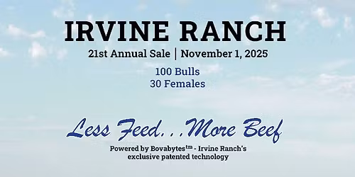 Irvine Ranch Annual Sale