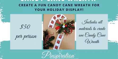 Candy Cane Wreath Workshop