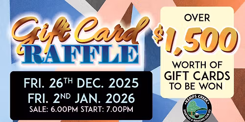 Gift Card Raffles - Kemps Creek Sporting & Bowling Club