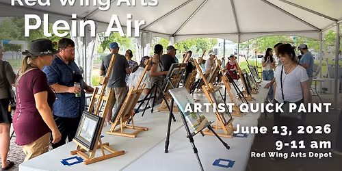 Red Wing Arts Plein Air: Artist Quick Paint