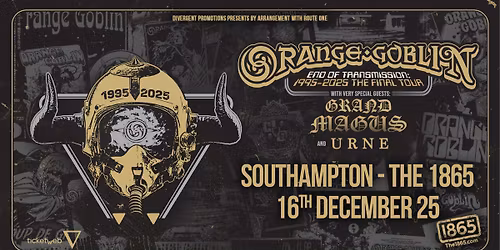 Orange Goblin LIVE at The 1865!