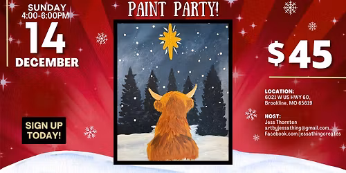 "Highlander Hope" Paint & Sip with Great Escape Beer Works