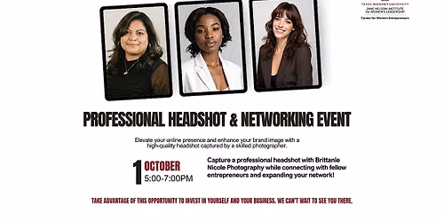Free Headshot & Networking Event - October 1, 2026