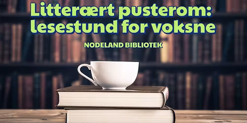Litter\u00e6rt pusterom: lesestund for voksne