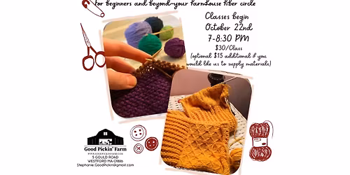 Farmhouse Stitches Workshop