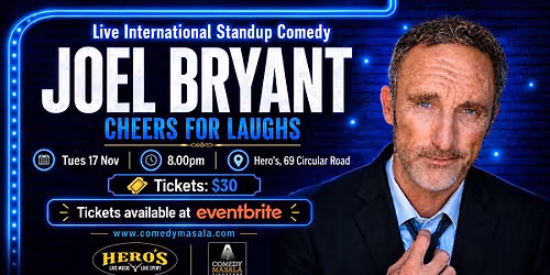 Joel Bryant - CHEERS FOR LAUGHS