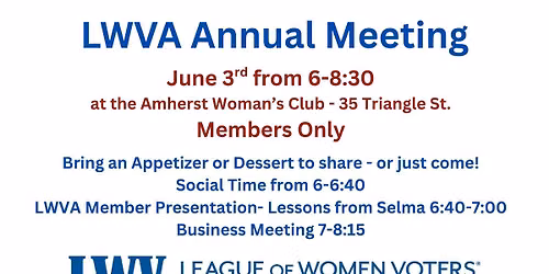 LWVA Annual Meeting