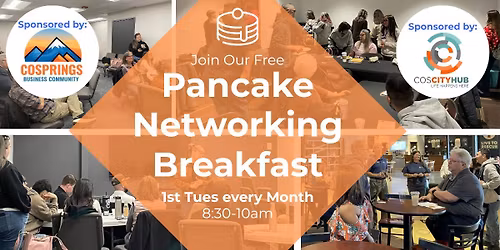 Monthly Free Pancake Networking Breakfast