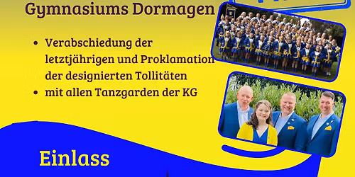 Proklamation der KG Ahl Dormagener Junge