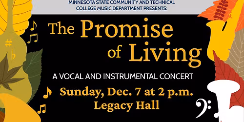 The Promise of Living | A Vocal and Instrumental Concert