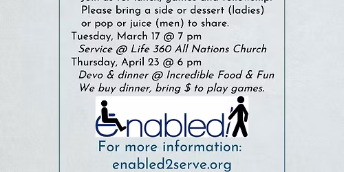 Enabled! annual trip to Incredible Food and Fun