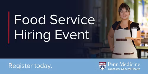Food Service Hiring Event