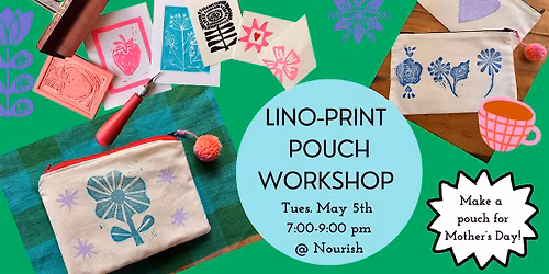 Lino-Print Pouch Workshop