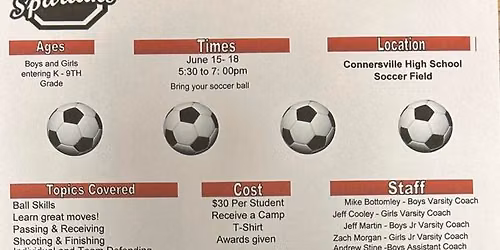 Spartan Soccer Camp
