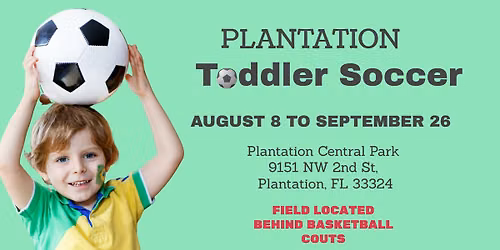 Plantation Toddler Toddler Soccer