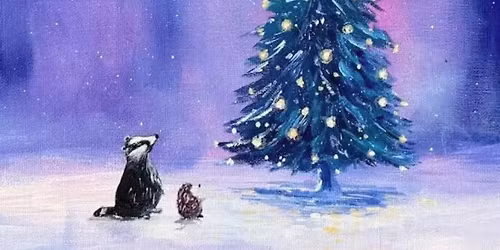 Paint a Christmas friends at Albero Lounge in Bedford