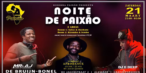 NOITE DE PAIX\u00c3O - Salsa | Bachata | Kizomba | Semba