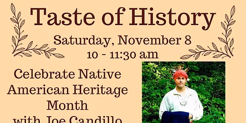 November Taste of History: Native American Heritage Month