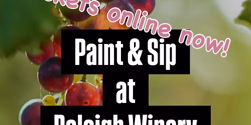 Paint & Sip at Raleigh Winery