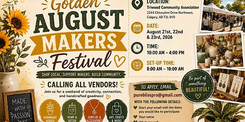 Golden August Makers Festival
