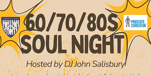 Soul Night in Aid of Dave Young's Prostate Cancer Awareness Campaign