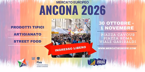 ANCONA - XII\u00b0 Mercato Europeo 2026 | 30 Ottobre - 1 Novembre
