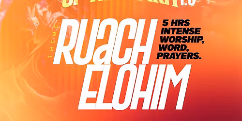 THE WIND OF THE SPIRIT 1.0 THEME: RUACH ELOHIM