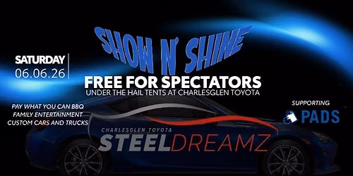 Steel Dreamz 2026 Charity Show N Shine