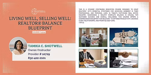 Living Well, Selling Well: Realtor Balance Blueprint