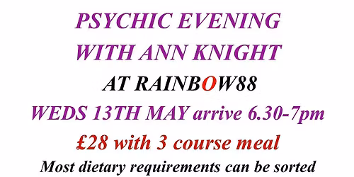 Psychic Event with Ann Knight