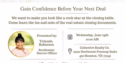Complimentary 1 Hour CE Class: Mock Closing