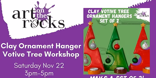 Clay Votive Tree Workshop (Set of 2)