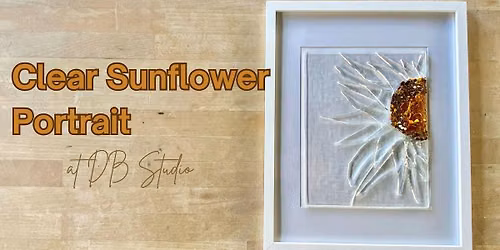 Autum Sunflower Portrait | Fused Glass