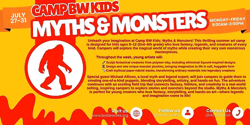 Camp BW Kids: Myths & Monsters