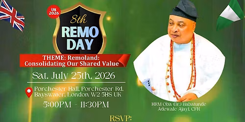 8th Remo Day UK Celebration