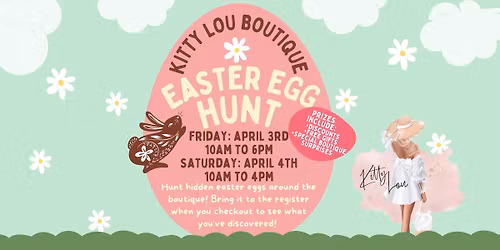 Kitty Lou Boutique Easter Egg Hunt