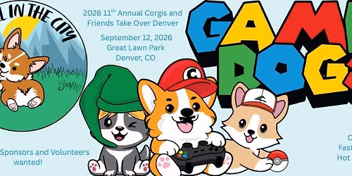 11th Annual Corgis and Friends Take over Denver- Gamer Edition