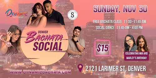 DENVER BACHATA SOCIAL \u2600\ufe0f
