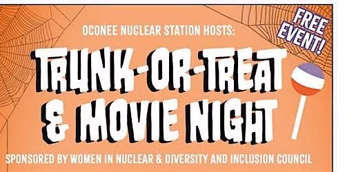 Oconee Nuclear Station Hosts: Trunk-or-Treat & Outdoor Movie Night