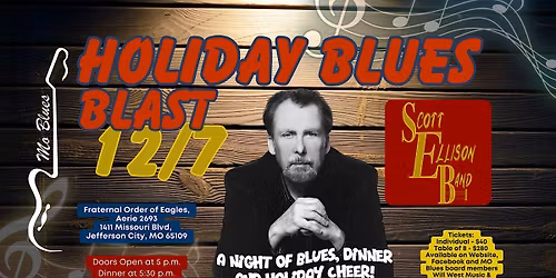 MO Blues - Holiday Blues Blast with Scott Ellison Band