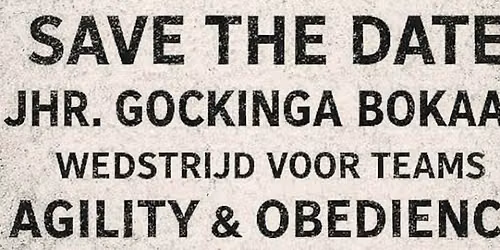 Jhr. Gockinga Bokaal