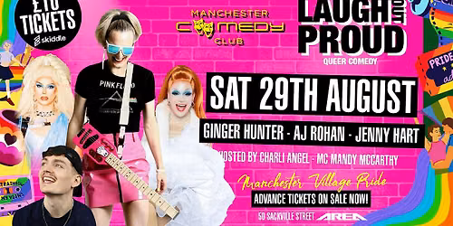 Manchester Comedy Club presents: LAUGH OUT PROUD - LGBT+ Comedy Special