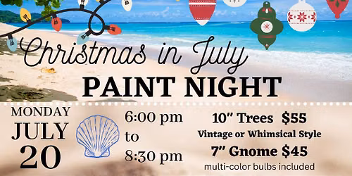 Christmas in July Paint Night at Black Oak in Coventry