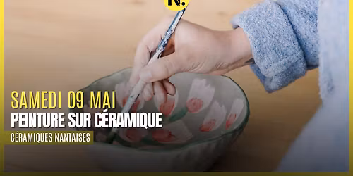 Atelier de peinture sur c\u00e9ramique 