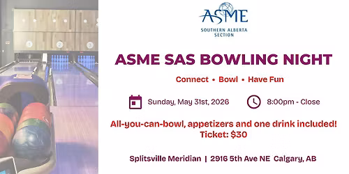 ASME SAS Bowling Night