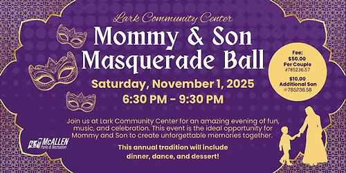 Mommy & Son Masquerade Ball