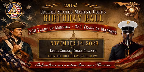251st Marine Corps Birthday Ball hosted by CFMCF