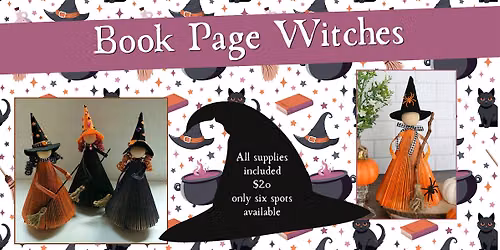 Book Page Witches
