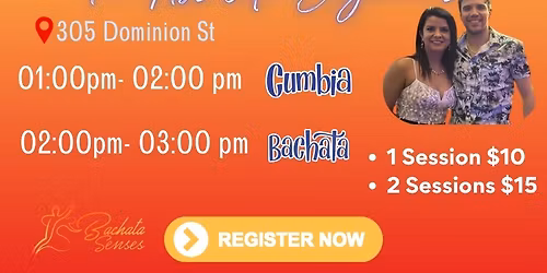 Latin Dance Workshop Day- Cumbia and Bachata